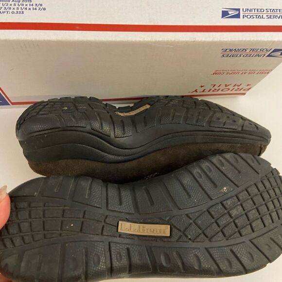 Ll bean mules brown suede size 8.5 medium M - Picture 2 of 4